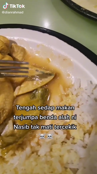 Ada Plastik Pada Lauk