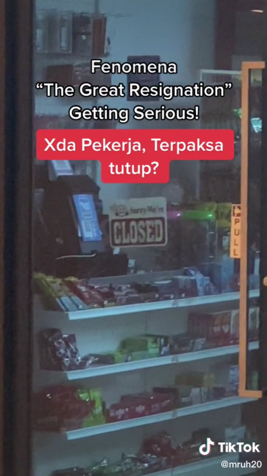 Kedai Runcit Tutup Gara-Gara Tiada Pekerja