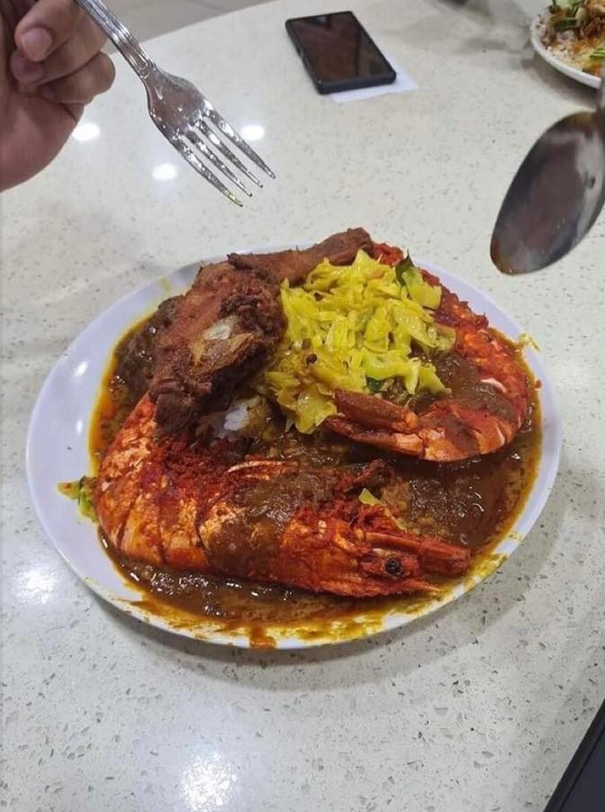 makan sepinggan RM100