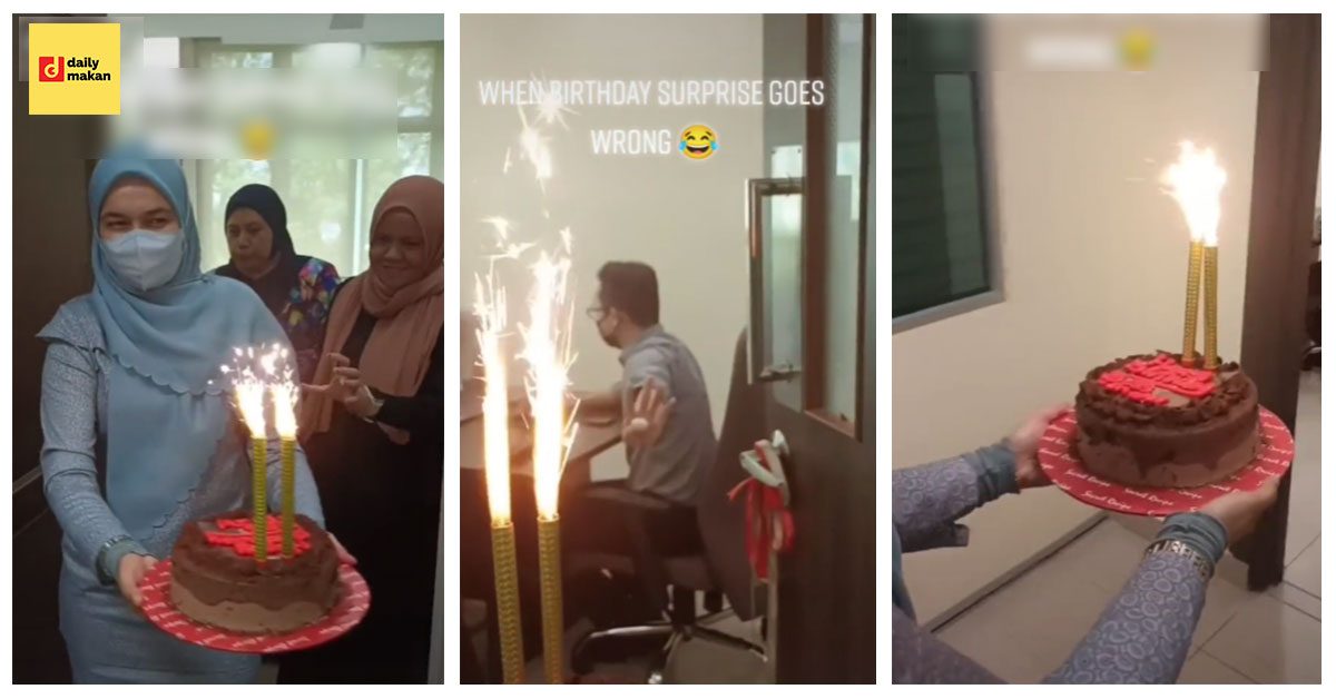 Buat Birthday Surprise Kawan Kerja