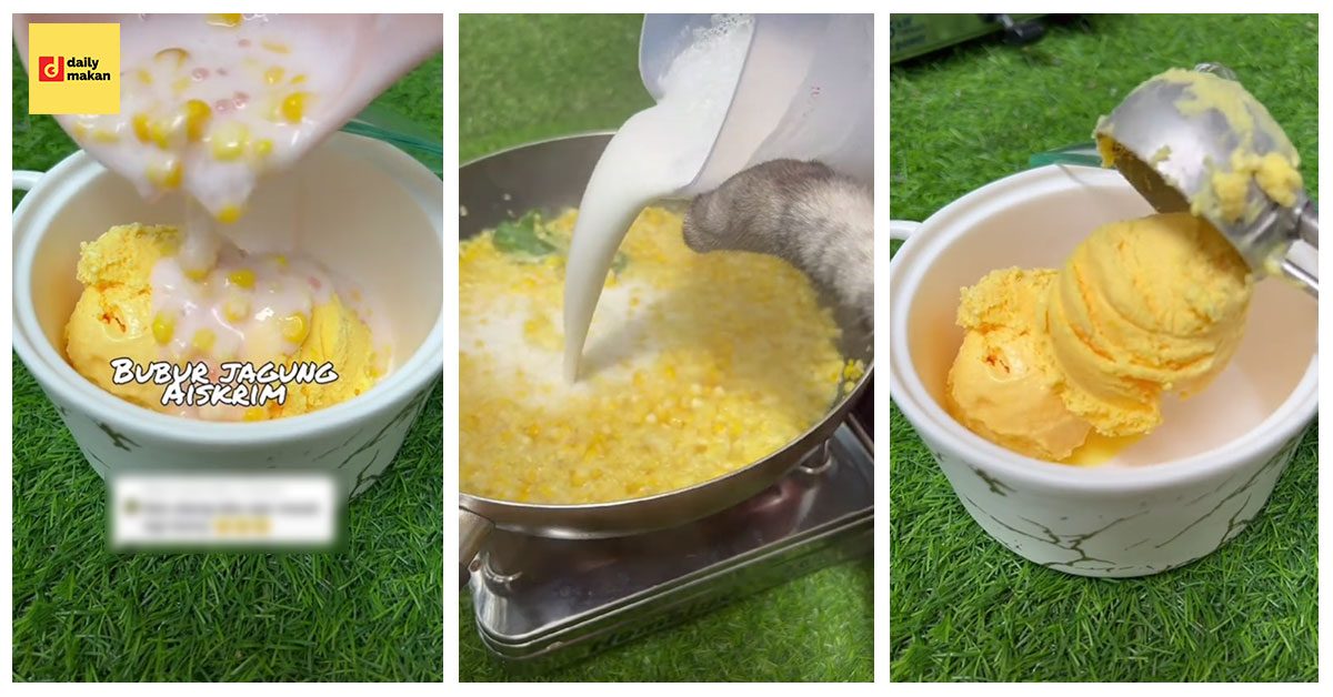 bubur jagung aiskrim