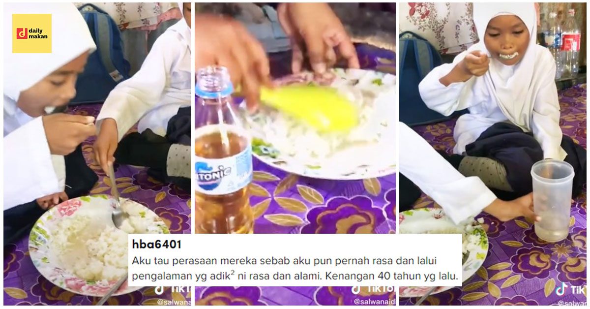 hanya makan nasi kosong