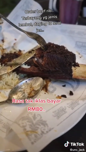 Dapat Beef Ribs Keras