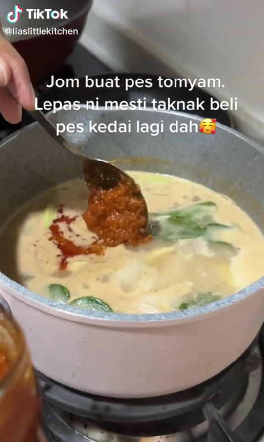 pes tom yam sedap