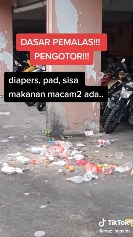 Penduduk Flat Selamba Campak Sampah