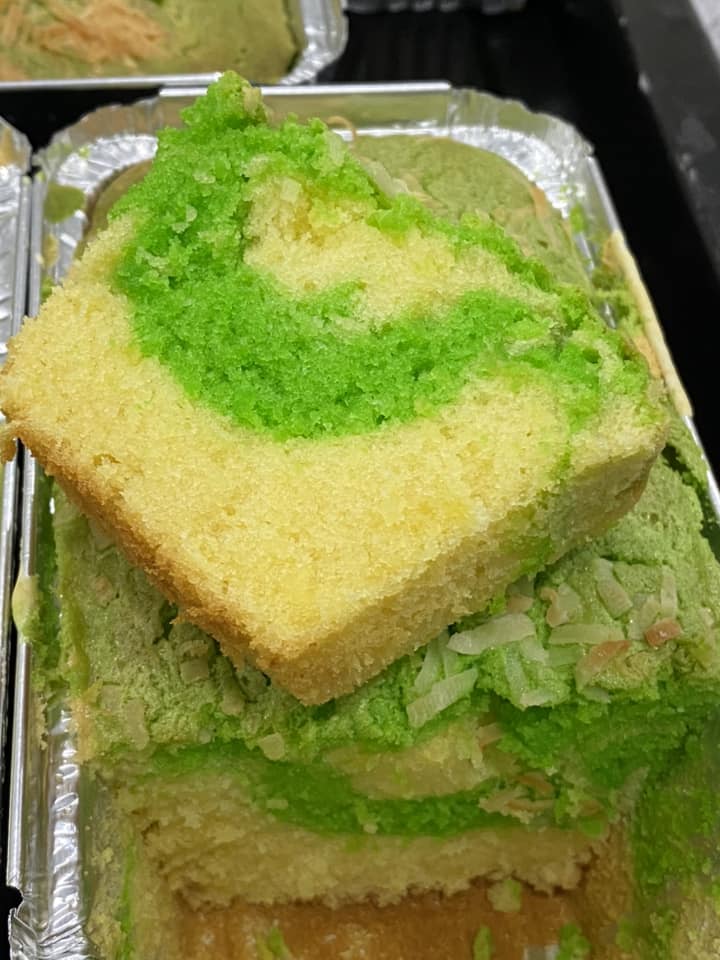 Kek Pandan Coconut Moist Creamy