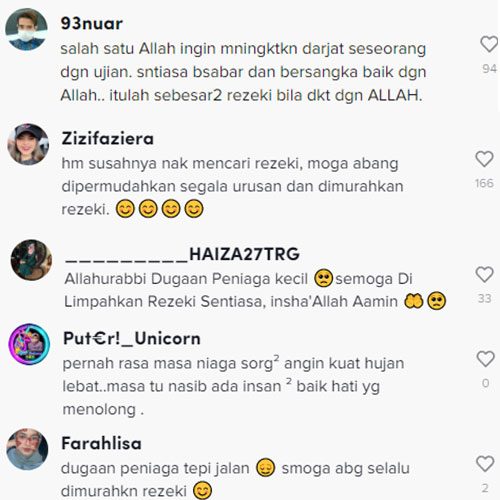 dugaan peniaga jalanan