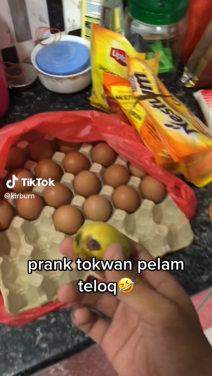 Prank Telur Pelam