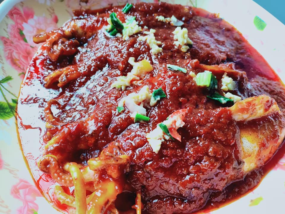 sotong sumbat masak merah