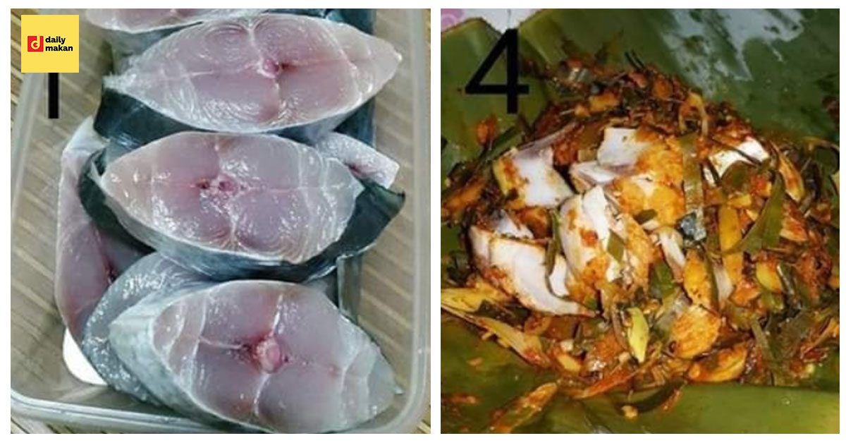 pais ikan tenggiri kukus