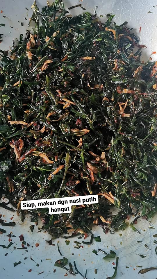 sambal pucuk ubi goreng