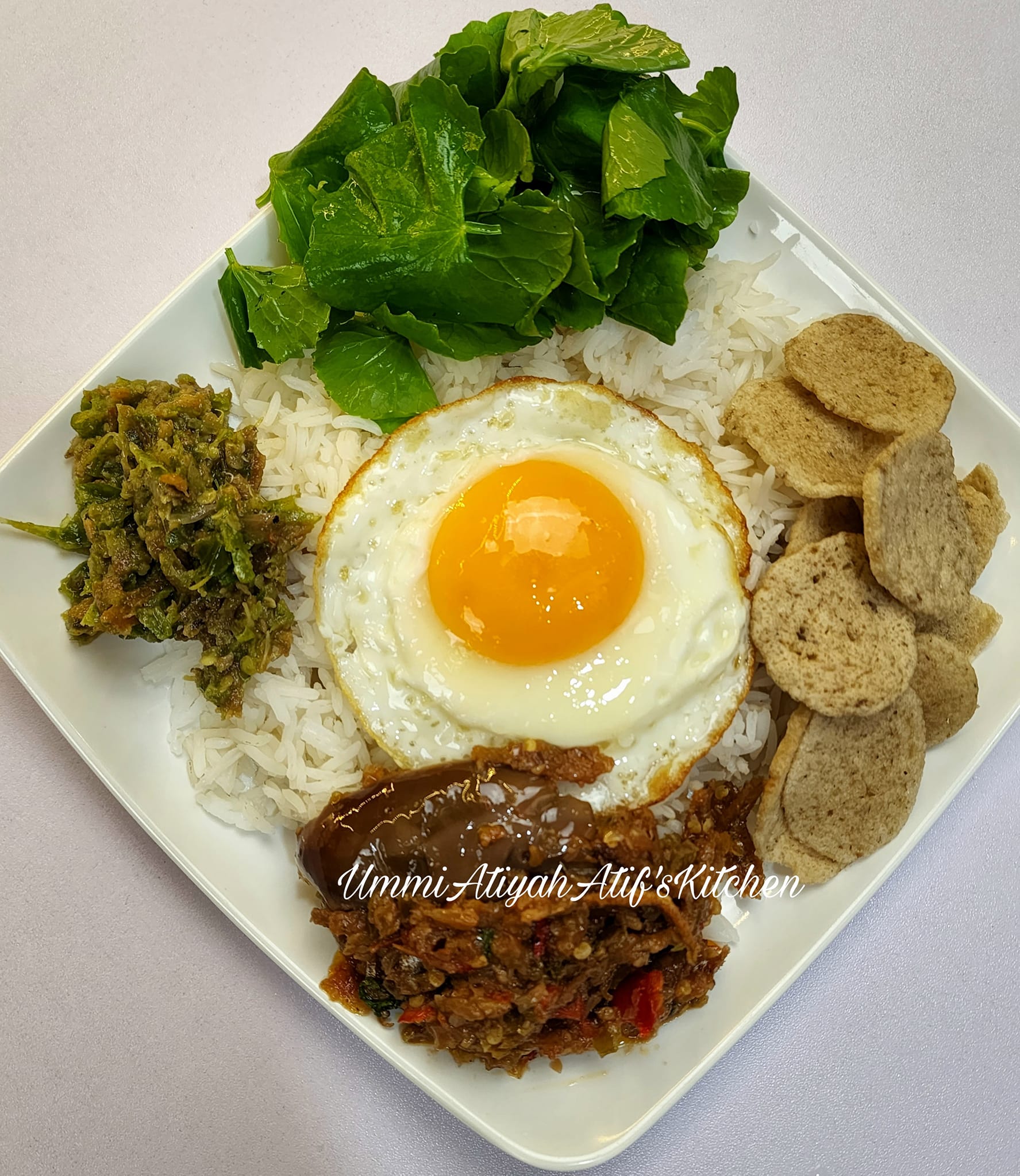 sambal ketuk hijau ikan bilis