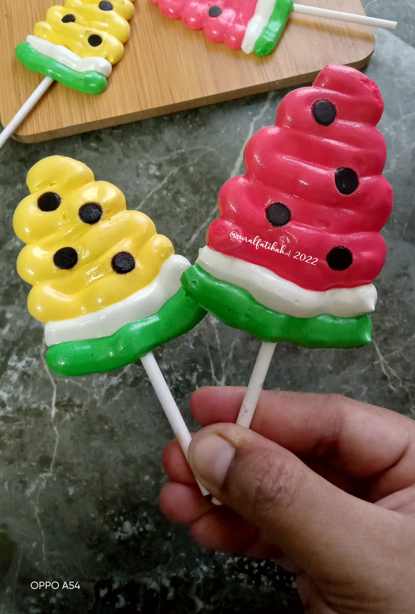 Watermelon Meringue Lollipop