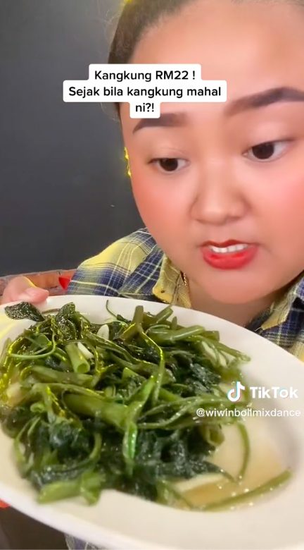 kangkung portion sikit