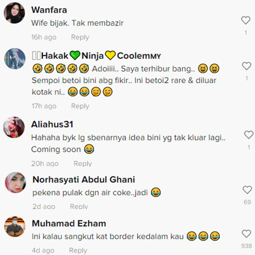 bekal makanan isteri sediakan