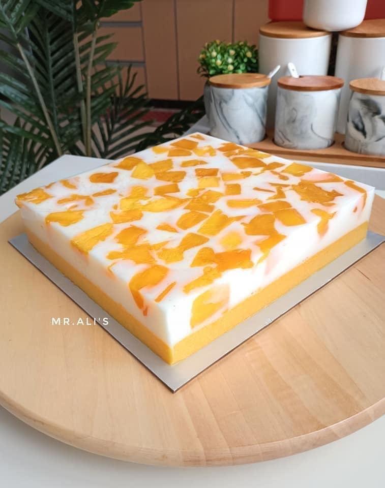 puding mangga 2 lapis