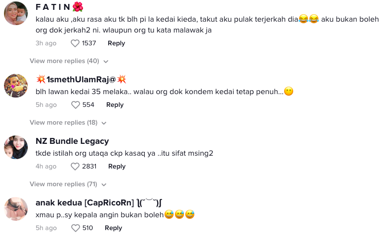 Kieda memarahi pelanggan