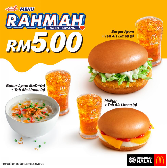 Menu Rahmah McDonald’s