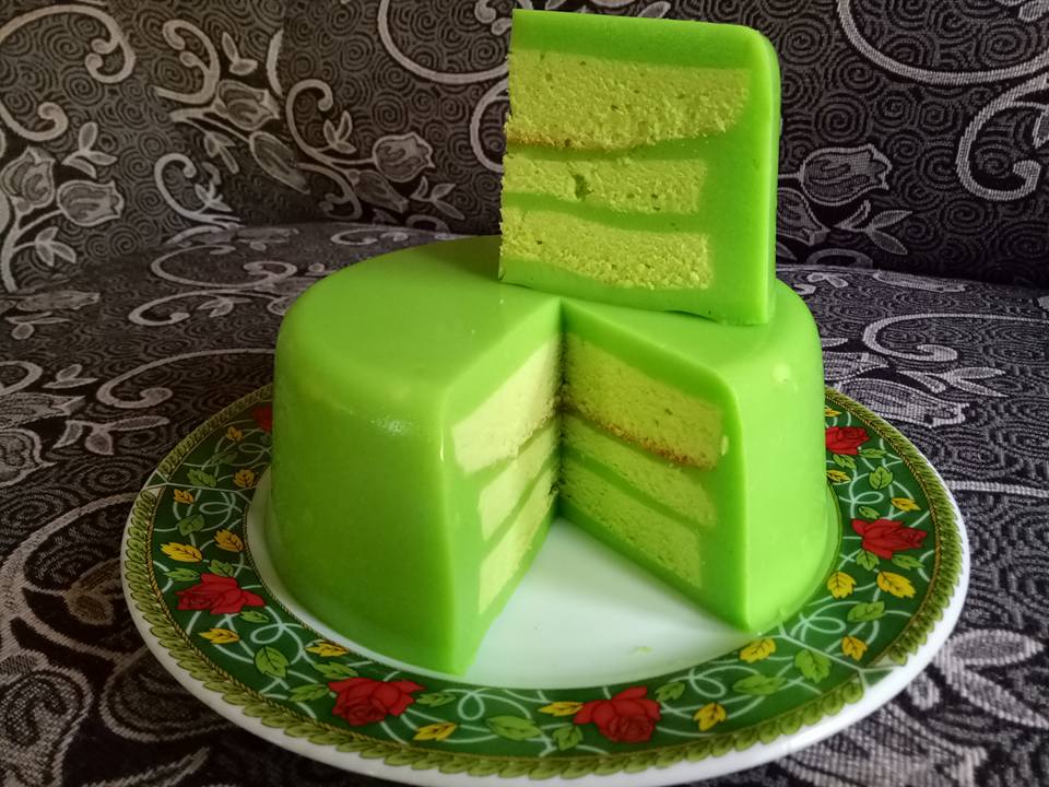 Kek Pandan Kastard