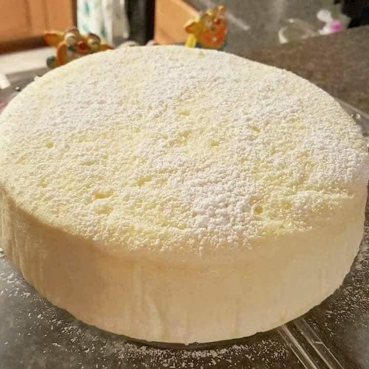 kek cheese gebu lembut guna 3 bahan