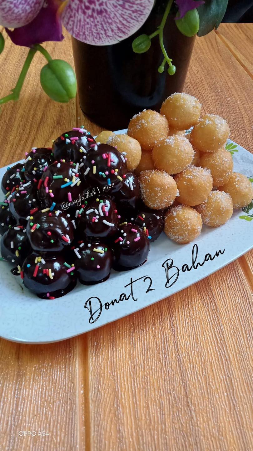 Donut Ball Dua Bahan