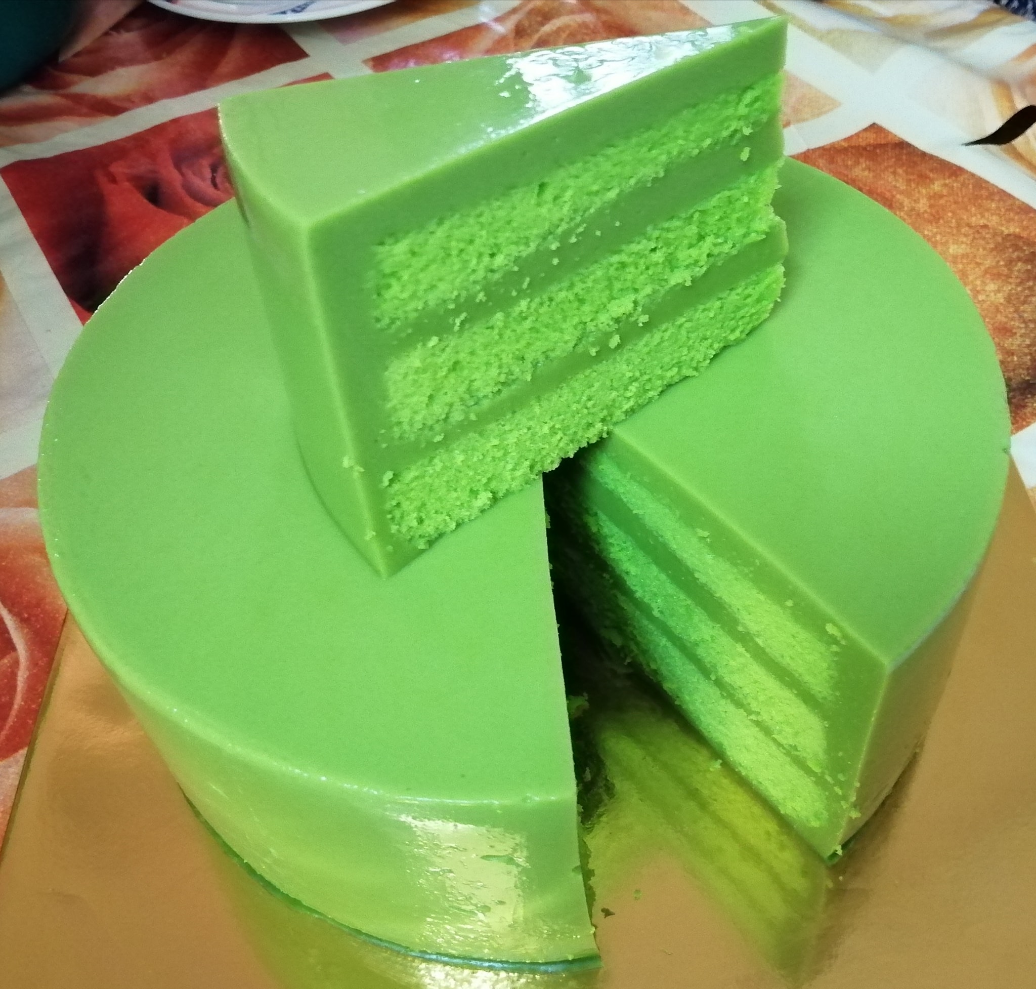 Kek Pandan Kastard