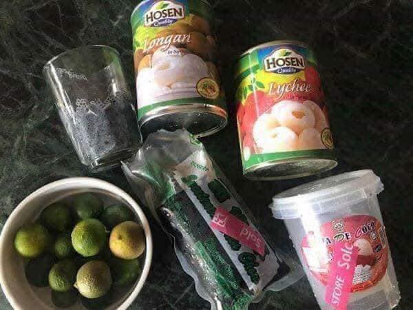 Air Longan Masam Manis