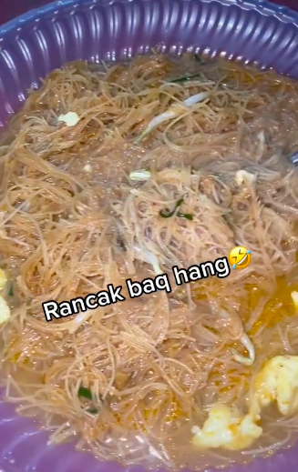 bihun goreng + kuah laksa