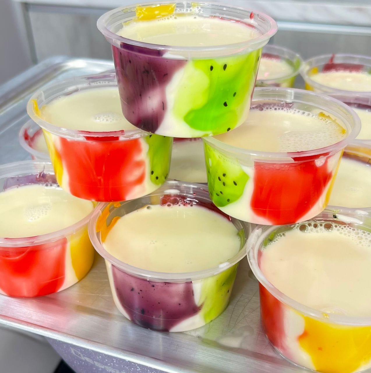 Puding Tutty Fruity Viral