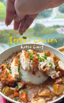 Teppan Chicken Katsu Curry