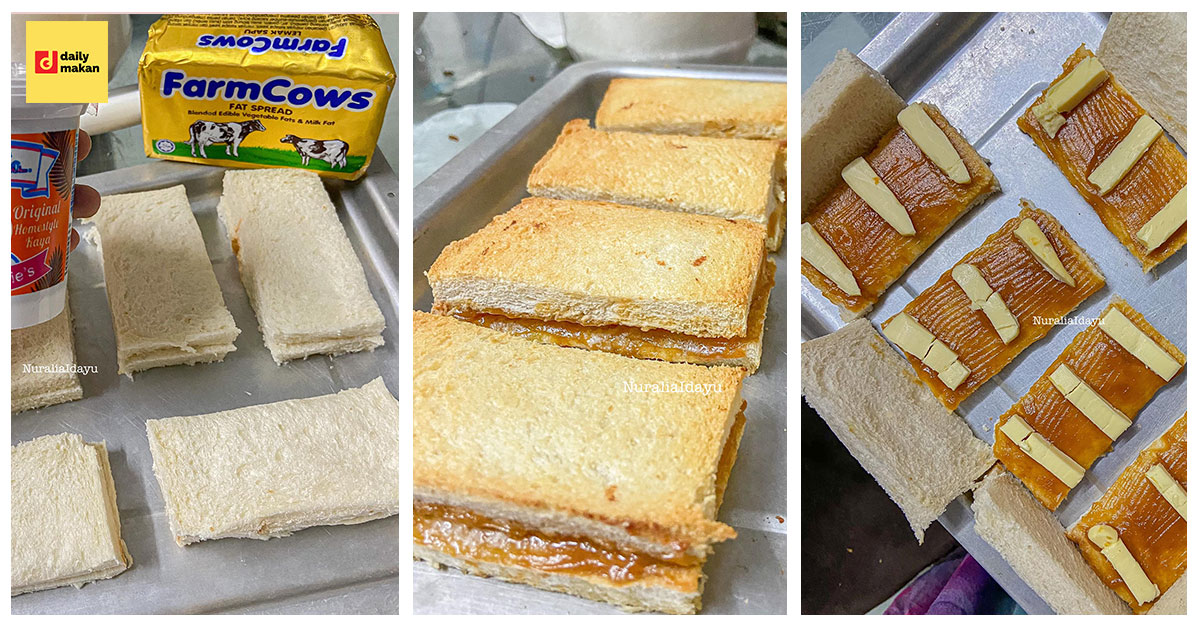 roti butter + kaya