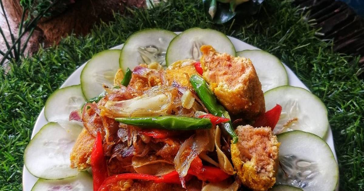 telur ikan loma goreng kunyit