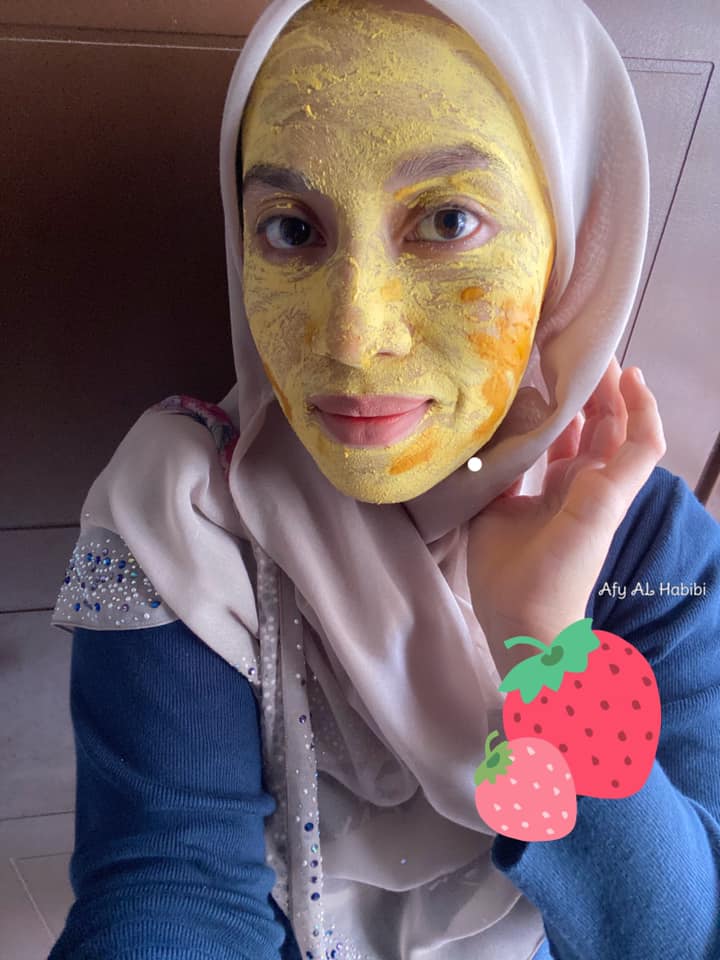 masker kunyit