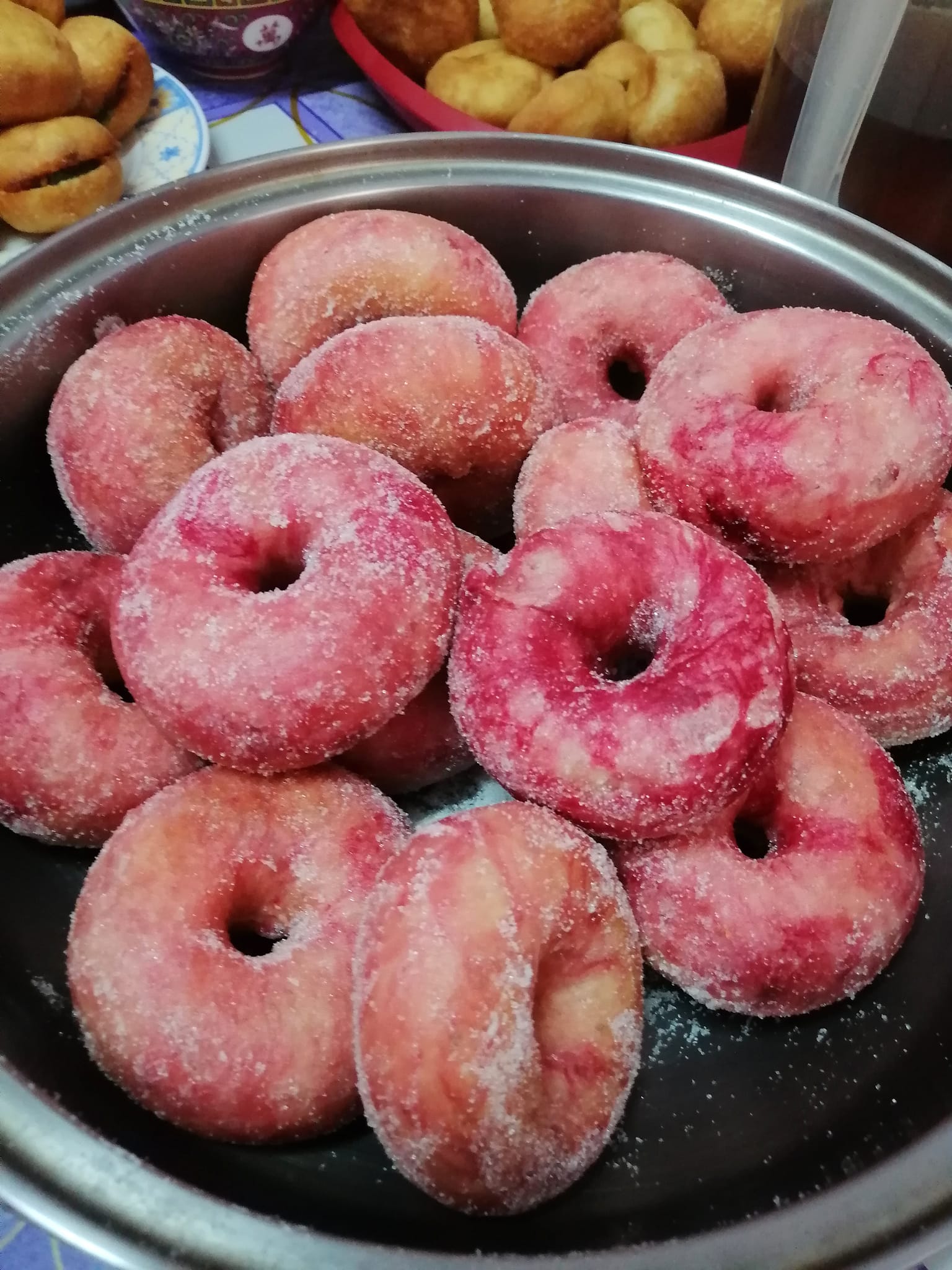 donut versi buah peach