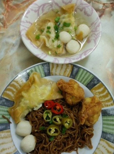 mi kicap & sup wantan