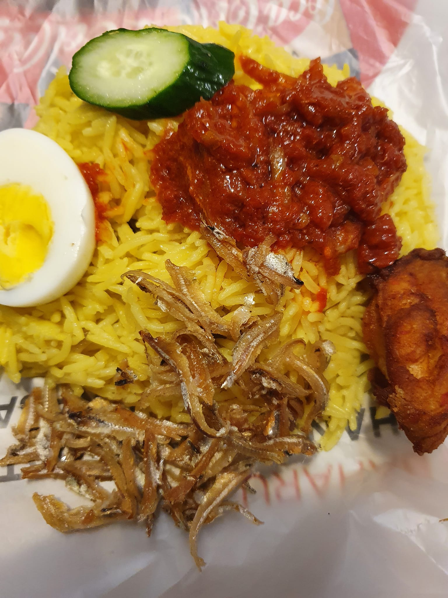 Nasi Lemak Kuning Stail Utara