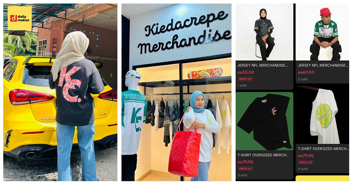 Kieda Crepe jual baju jersey