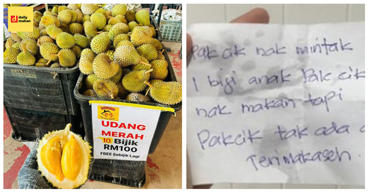 peniaga durian