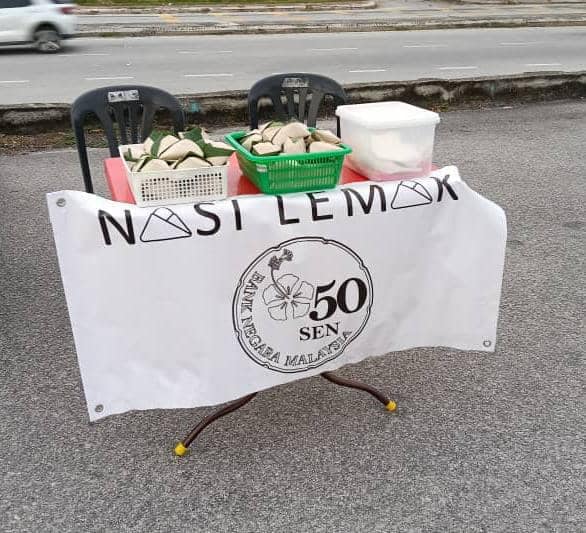 nasi lemak 50 sen