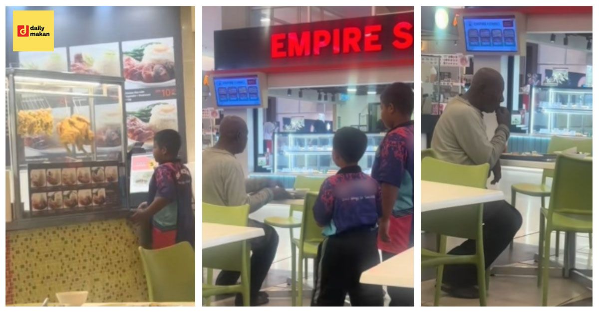 kutip sisa makanan